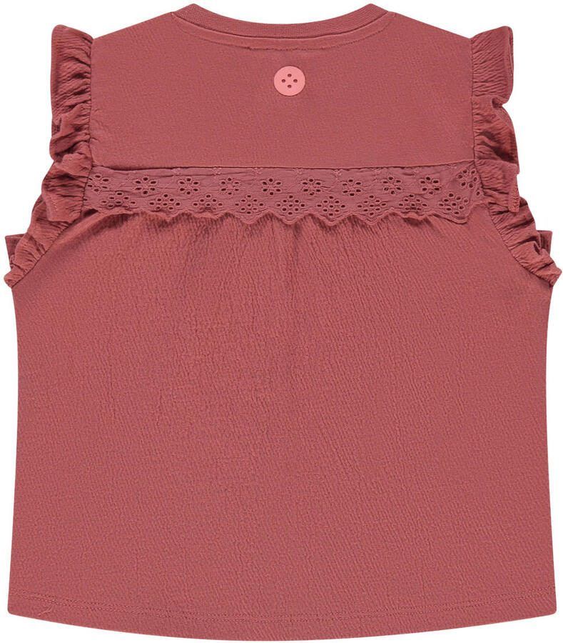 Stains&Stories mouwloze top roze - Foto 2