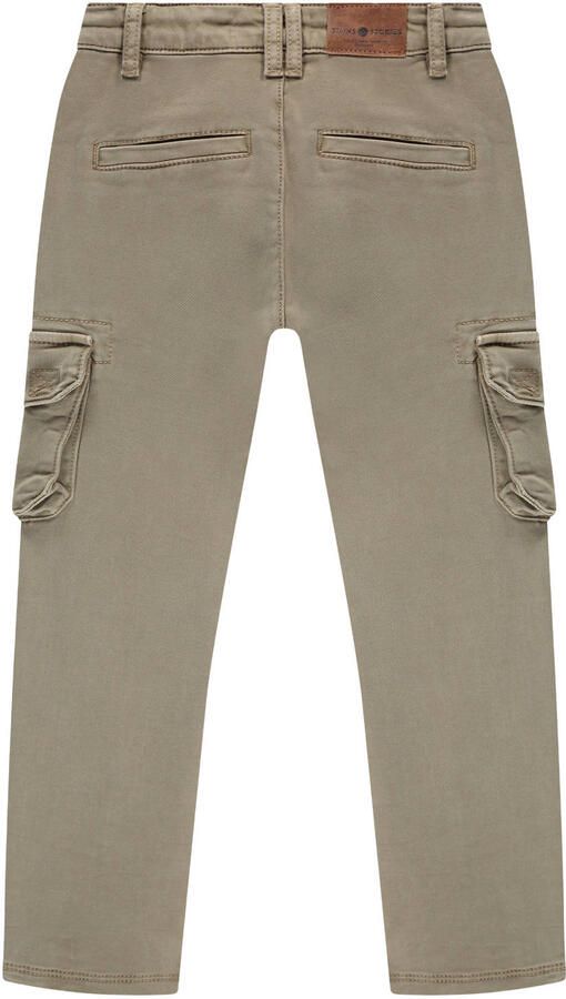 Stains&Stories regular casual broek zand - Foto 2