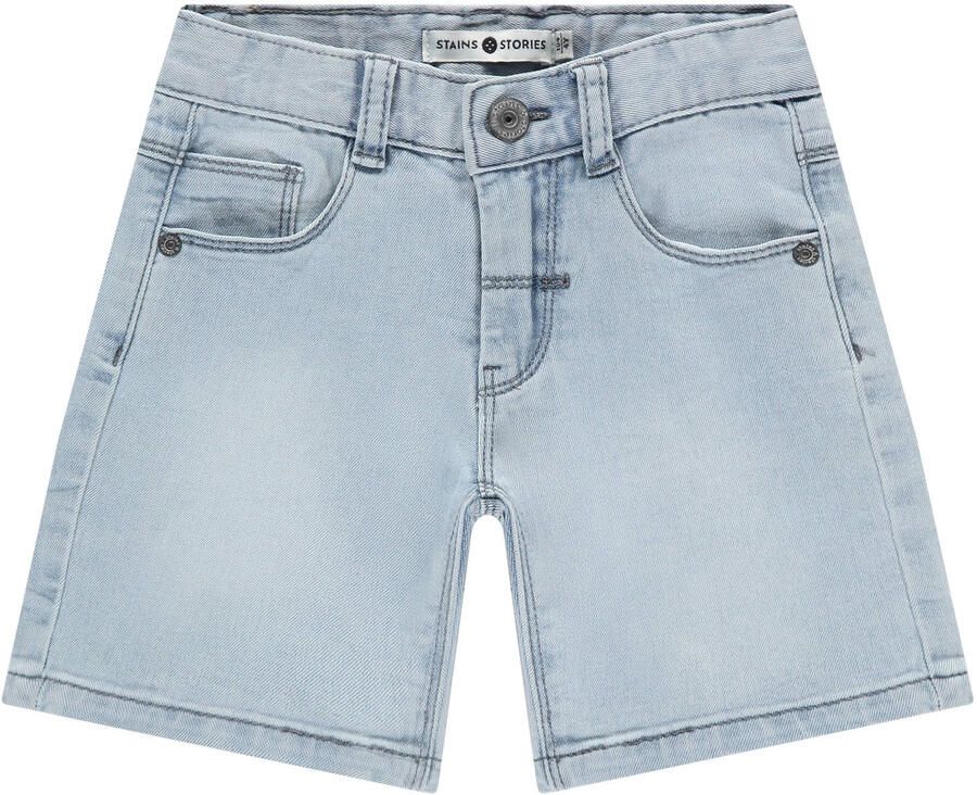 Stains&Stories short light blue denim