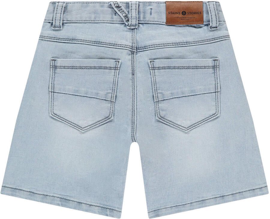 Stains&Stories short light blue denim - Foto 2