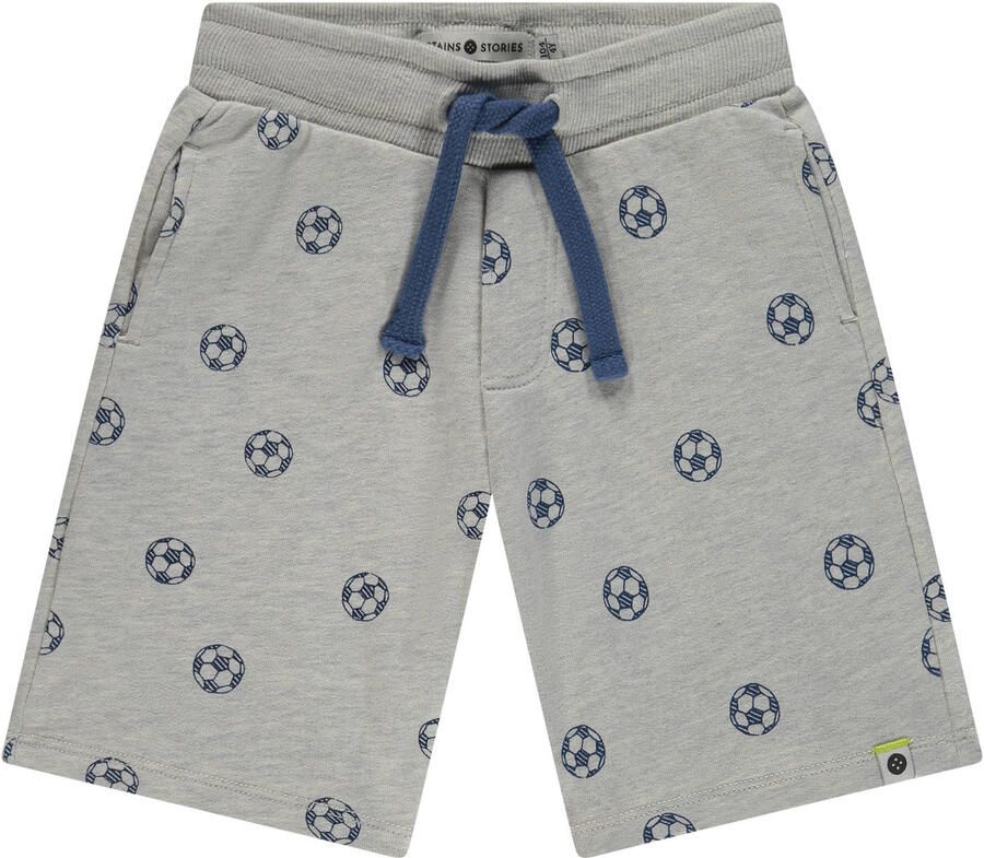 Stains&Stories sweatshort lichtgrijs