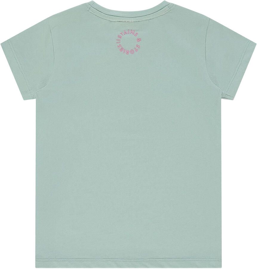 Stains&Stories T-shirt groen - Foto 2