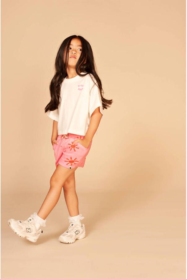 Stains&Stories T-shirt met backprint wit
