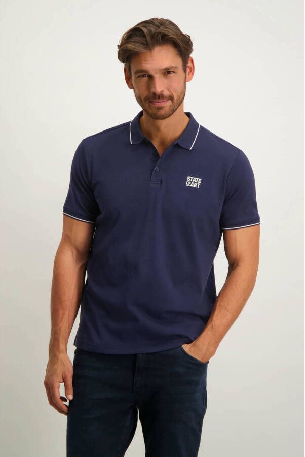State of Art polo donkerblauw