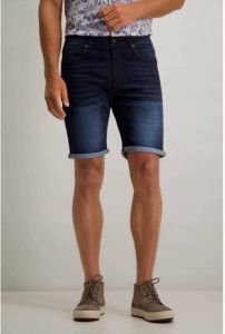State of Art regular fit jeans short donkerblauw