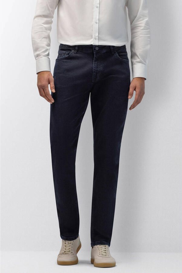 State of Art DRIVER tapered jeans donkerblauw