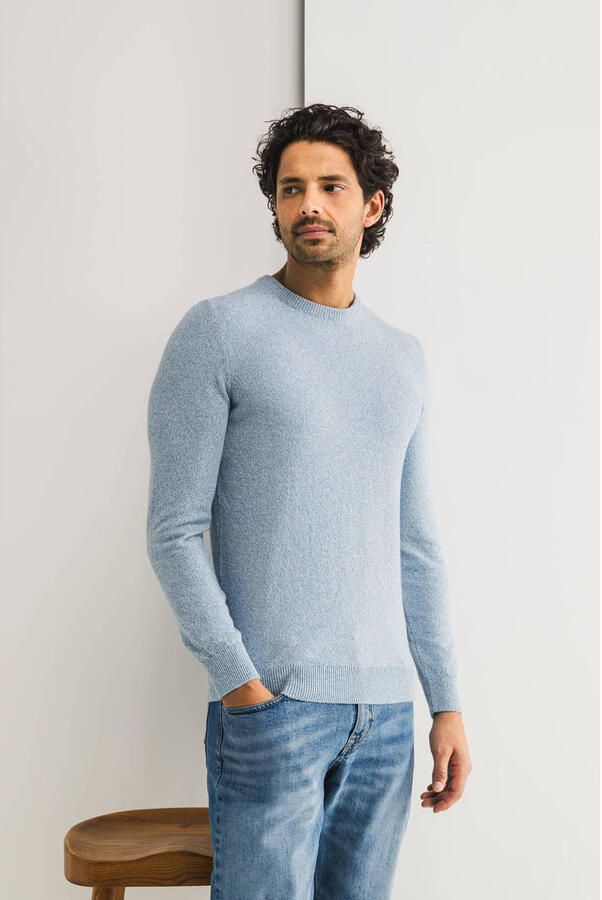 State of Art Crew-Neck Pullover in Moderne Stijl Gray Heren