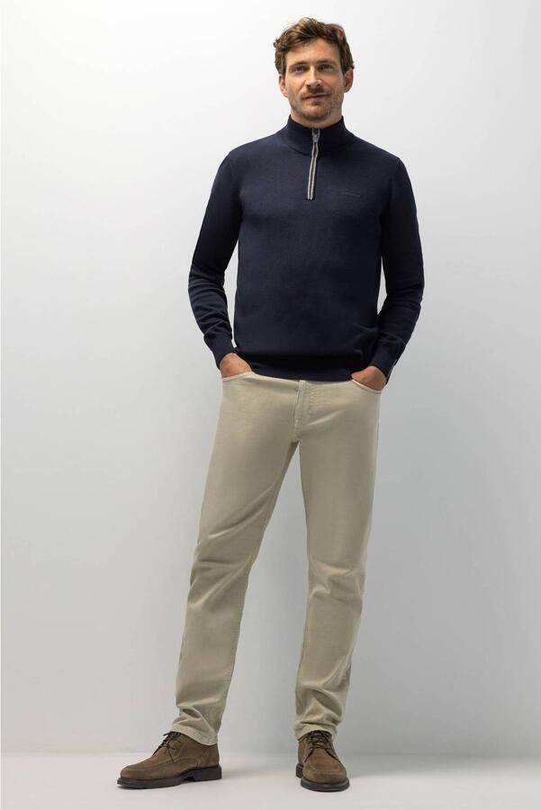 State of Art katoenen regular fit gebreide trui dark-blue - Foto 3