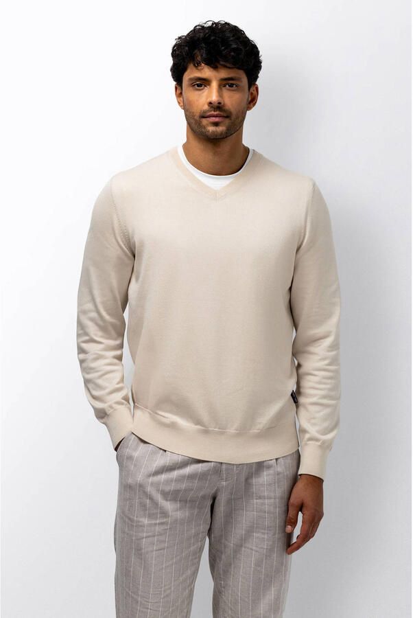 State of Art pullover fijn gebreid ecru