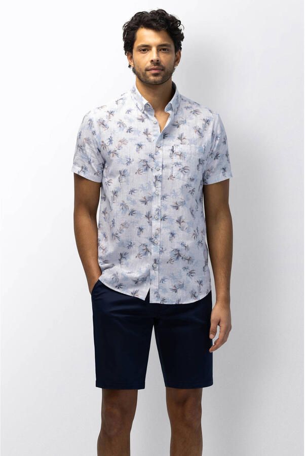 State of Art regular casual overhemd lichtblauw