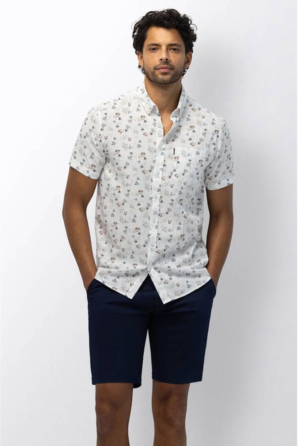 State of Art regular casual overhemd wit
