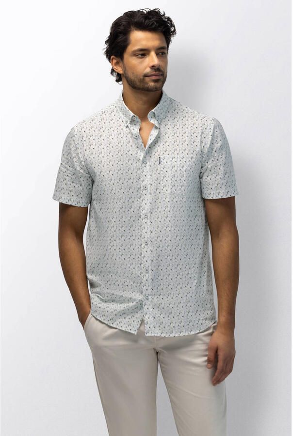 State of Art regular casual overhemd wit