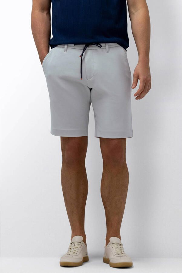State of Art regular chino short grijsblauw