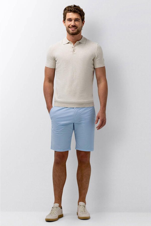 State of Art regular chino short lichtblauw - Foto 3