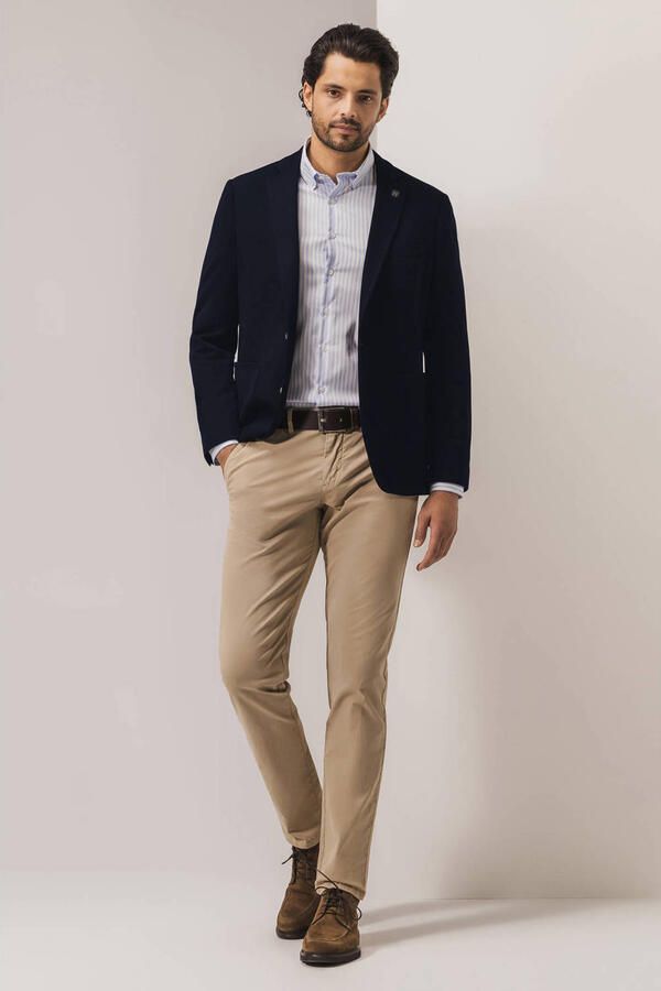 State of Art regular fit colbert donkerblauw - Foto 2