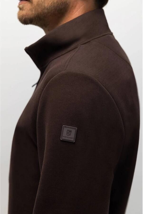 State of Art regular fit sweater dark brown - Foto 2