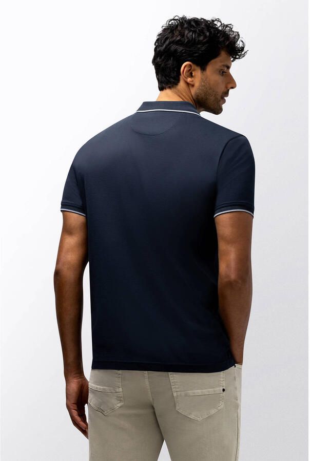 State of Art regular polo donkerblauw - Foto 3