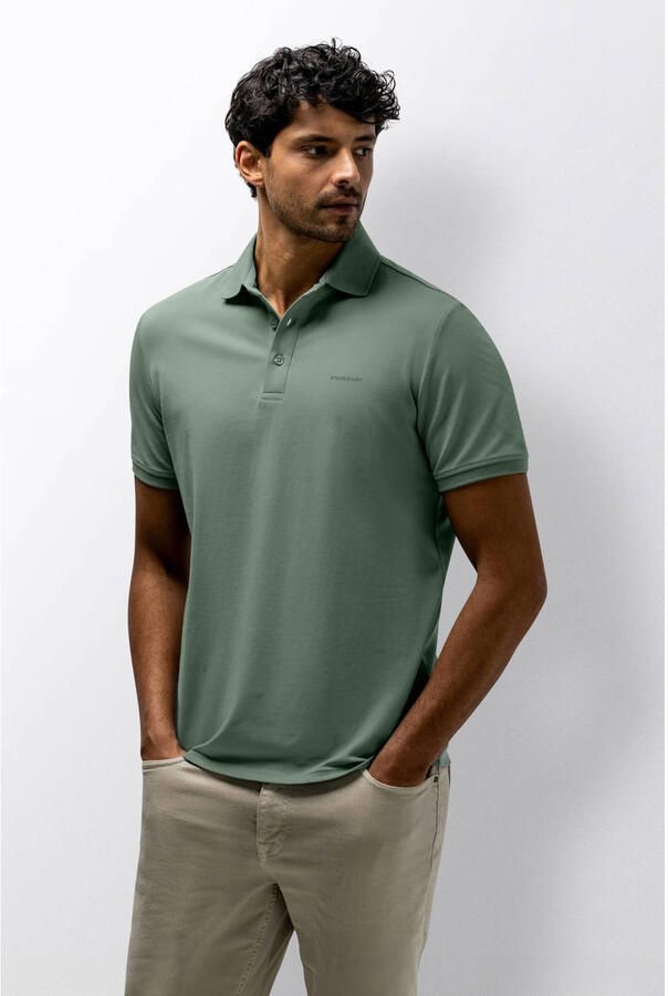 State Of Art Polo Shirt Korte Mouw Poloshirt Piqué Jade
