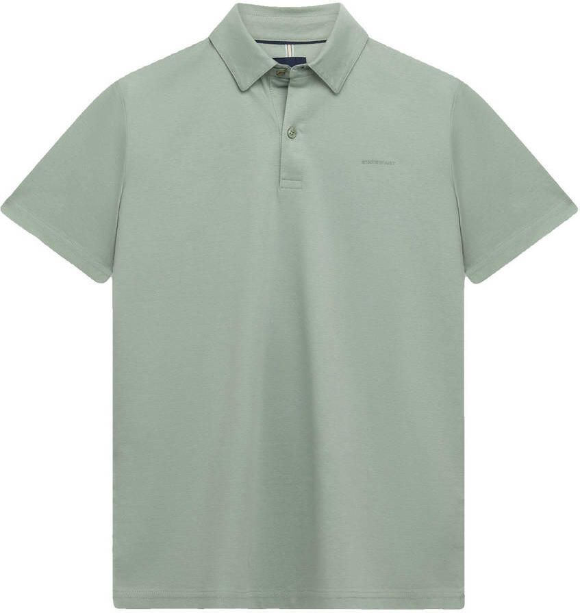 State Of Art Polo Shirt Korte Mouw Poloshirt Jersey Interlock Jade - Foto 2
