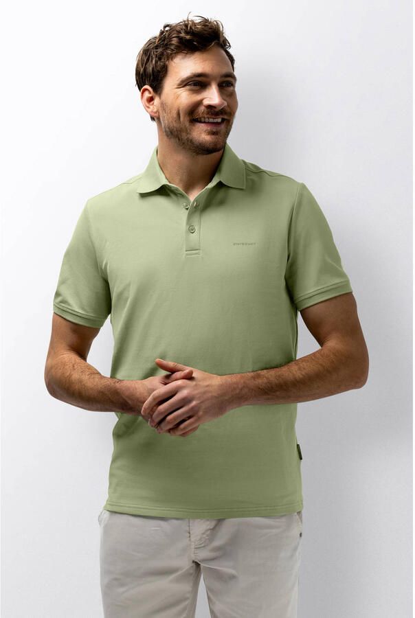 State Of Art Polo Shirt Korte Mouw Poloshirt Piqué Lichtgroen