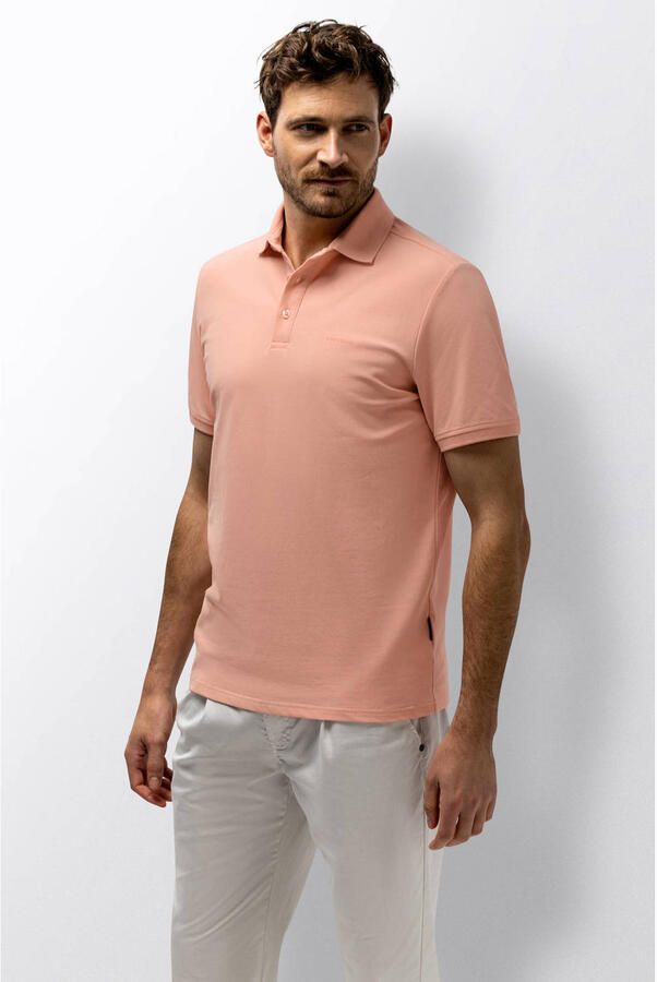 State Of Art Polo Shirt Korte Mouw Poloshirt Piqué Coral - Foto 3