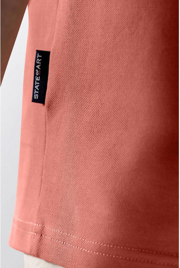 State Of Art Polo Shirt Korte Mouw Poloshirt Piqué Oud Roze - Foto 2