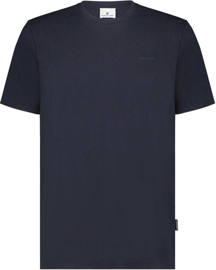 State of Art regular T-shirt donkerblauw