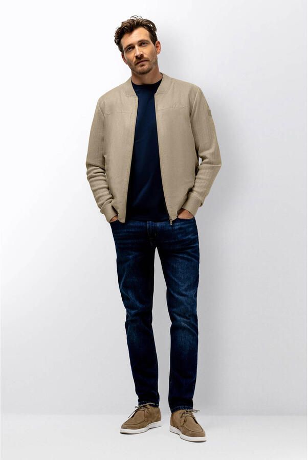 State of Art suede vest rib gebreid beige - Foto 3