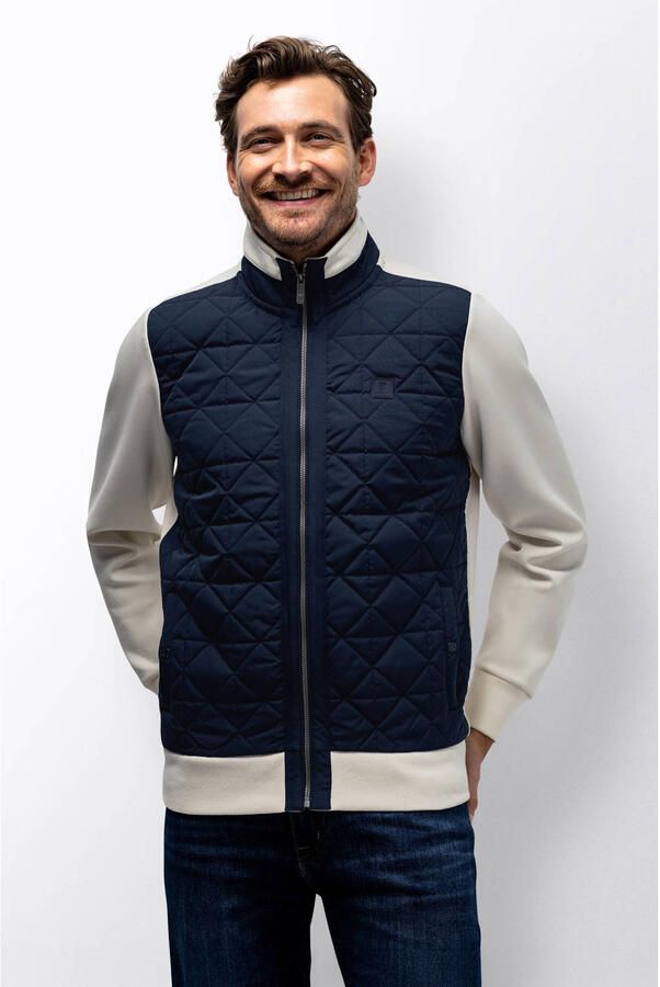 State of Art sweatvest donkerblauw