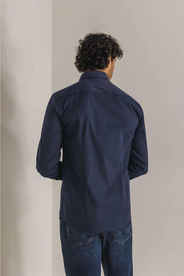 State of Art zakelijk overhemd donkerblauw - Foto 2