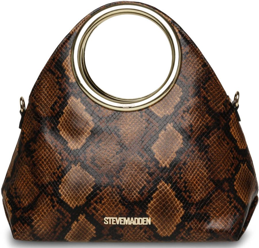 Steve Madden handtas Bfiora-E met slangenprint bruin