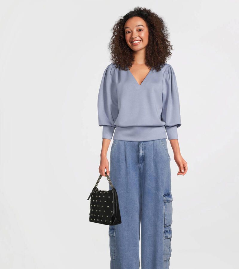 Steve Madden schoudertas met studs Brandyy zwart - Foto 2