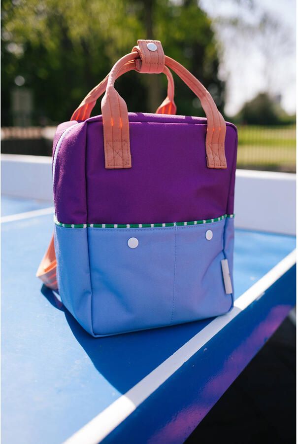 Sticky Lemon Rugzak Colourblocking Backpack Small Purple Tights