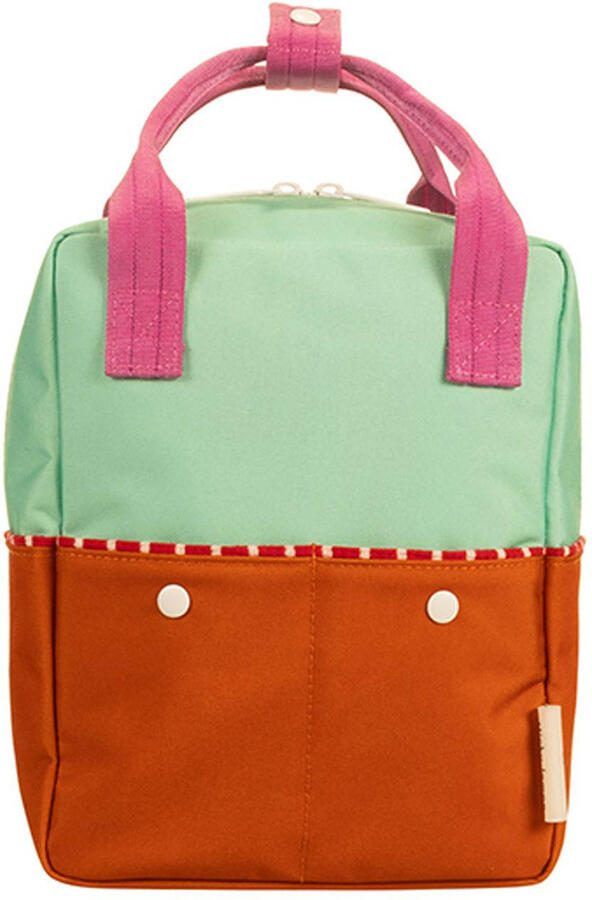Sticky Lemon rugzak Better Together Small mintgroen oranje
