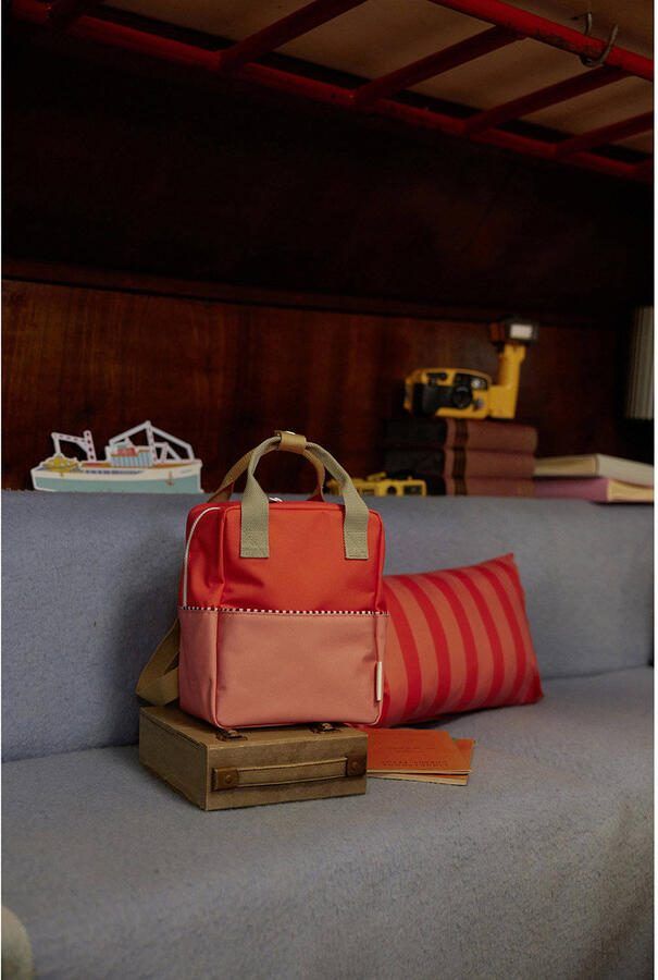 Sticky Lemon rugzak Small Colourblocking Wonders oranje roze - Foto 2