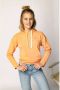Street called Madison hoodie oranje Sweater Meisjes Katoen Capuchon Effen 128 - Thumbnail 1