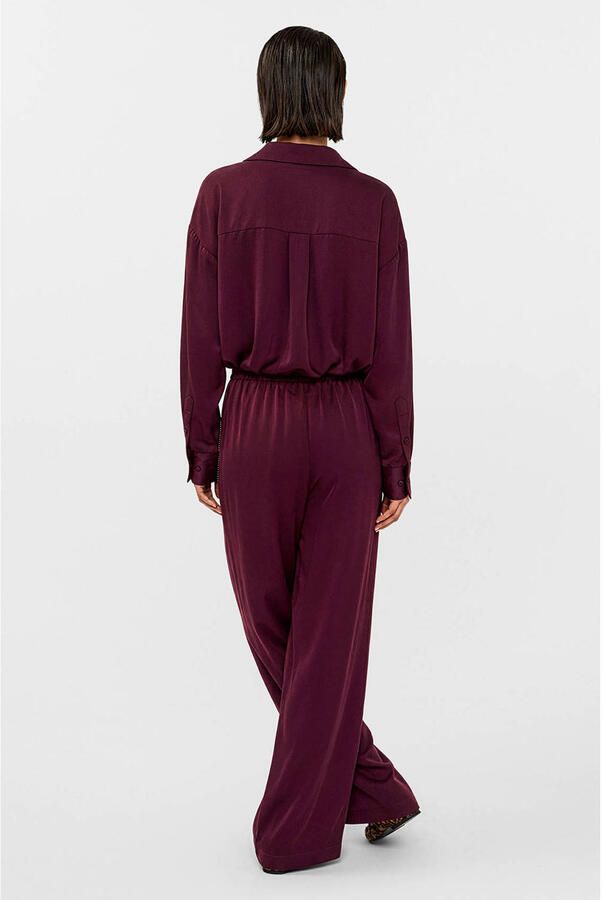 Studio AMAYA blouse donkerpaars - Foto 3