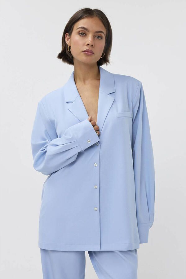 STUDIO AMAYA Dames Blazers Noomi Lichtblauw - Foto 5