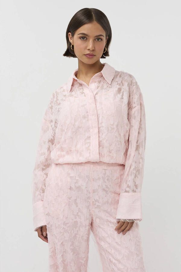 STUDIO AMAYA Dames Blouses Rosalie Lichtroze - Foto 5