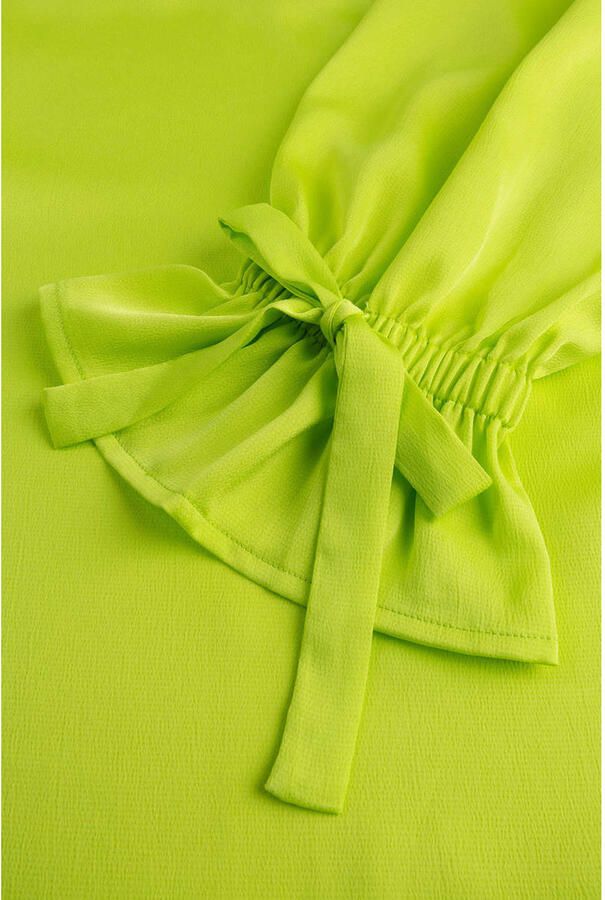 Studio AMAYA blouse limegroen
