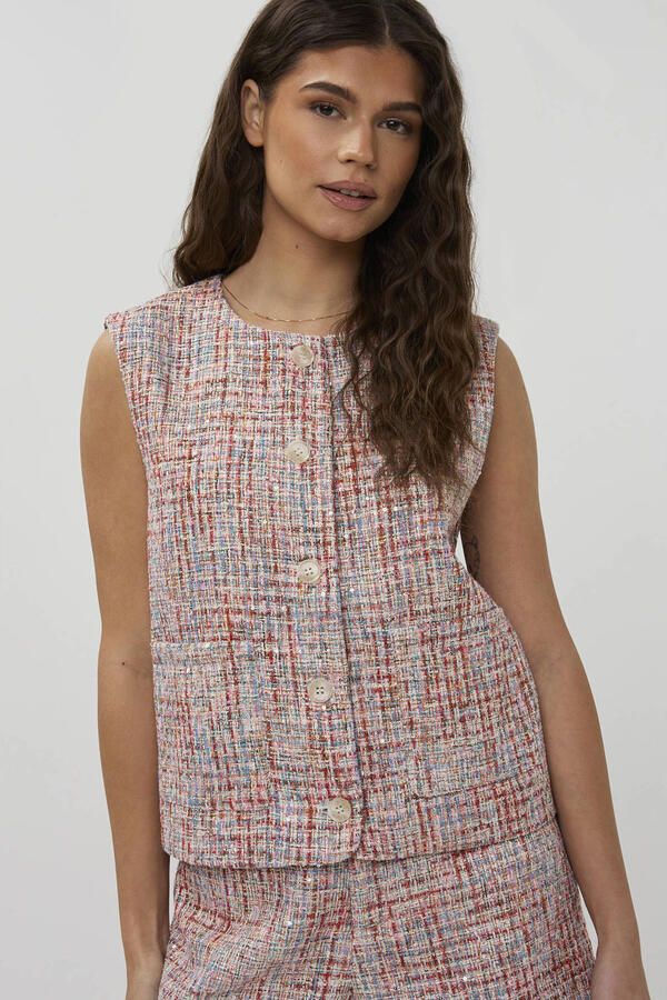 Studio AMAYA bouclé gilet multi - Foto 2