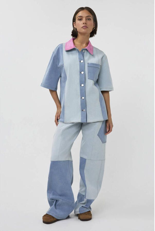 Studio AMAYA denim blouse light blue denim - Foto 6
