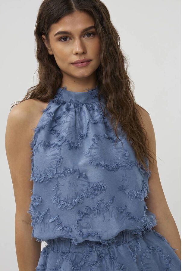 Studio AMAYA halterjurk blauw