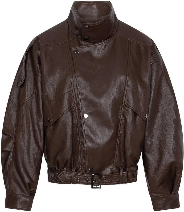 STUDIO AMAYA Dames Jassen Samille Jacket Bruin - Foto 2