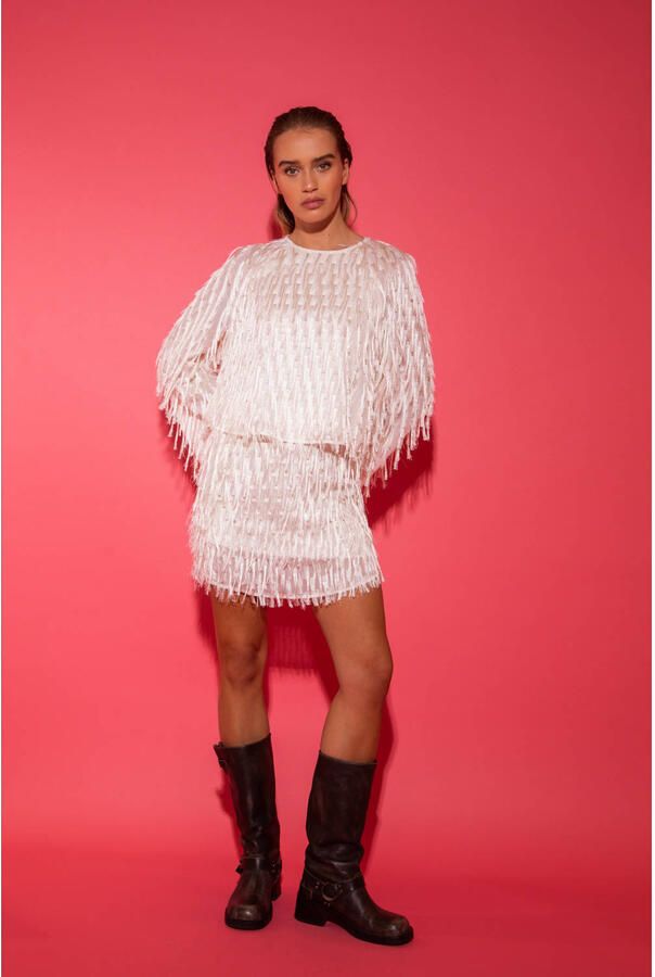 STUDIO AMAYA Dames Rokken Allison Wit - Foto 5