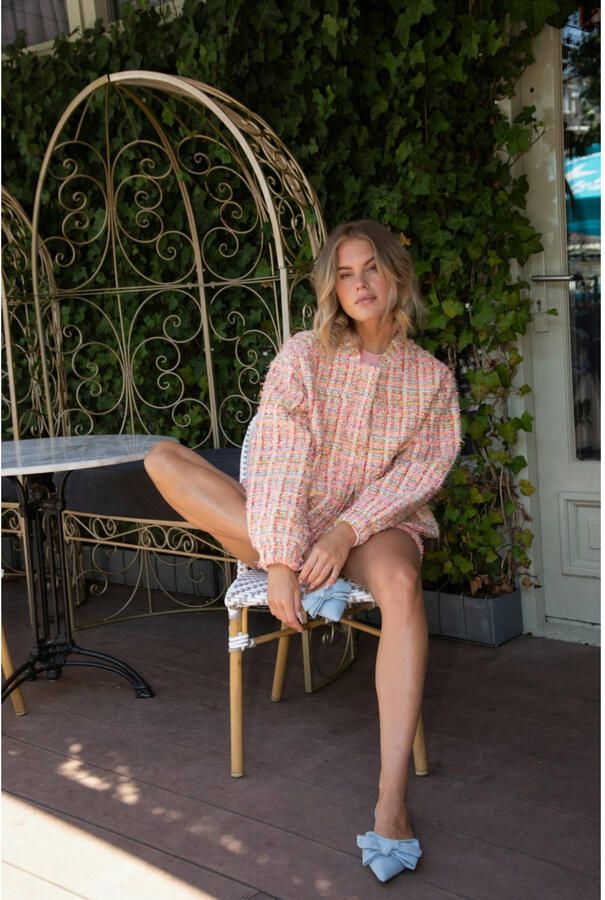 Studio AMAYA straight regular waist casual short multi met lurex - Foto 5