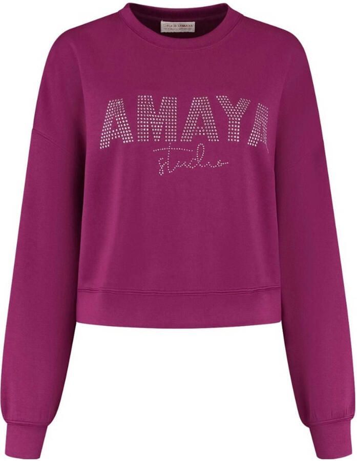 STUDIO AMAYA Dames Truien & Vesten Freya Fuchsia - Foto 7