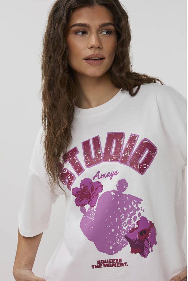 Studio AMAYA T-shirt wit - Foto 2