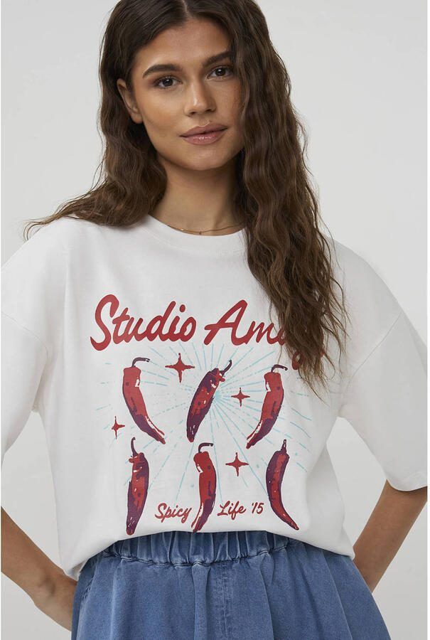 Studio AMAYA T-shirt wit