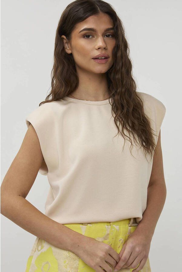 STUDIO AMAYA Dames Tops & T-shirts Ulla Top Creme - Foto 5